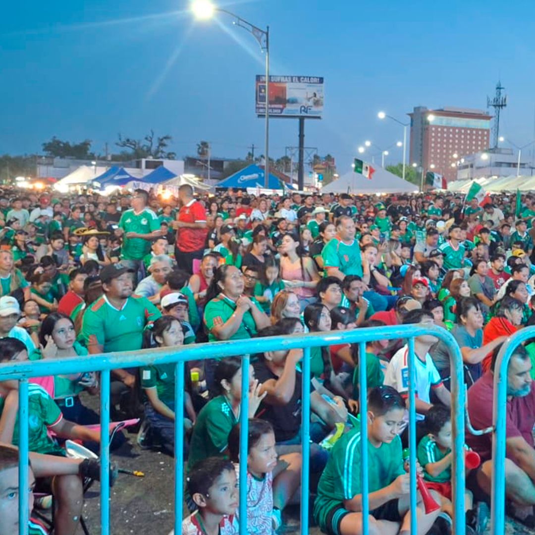 Anuncian Puntos de Reunión en Tamaulipas para Apoyar a la Selección Mexicana